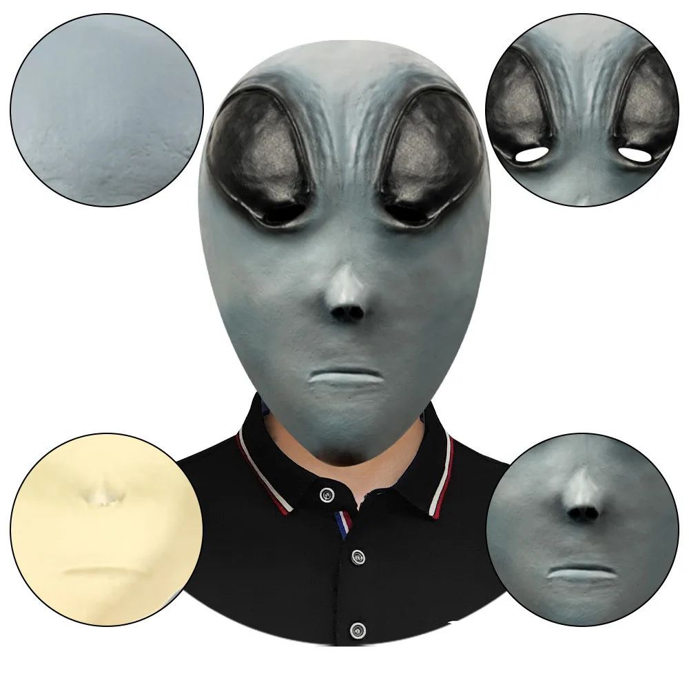 Realistische Alien-Gesichtsmasken für Spaßiges Halloween-Cosplay – Detail 4