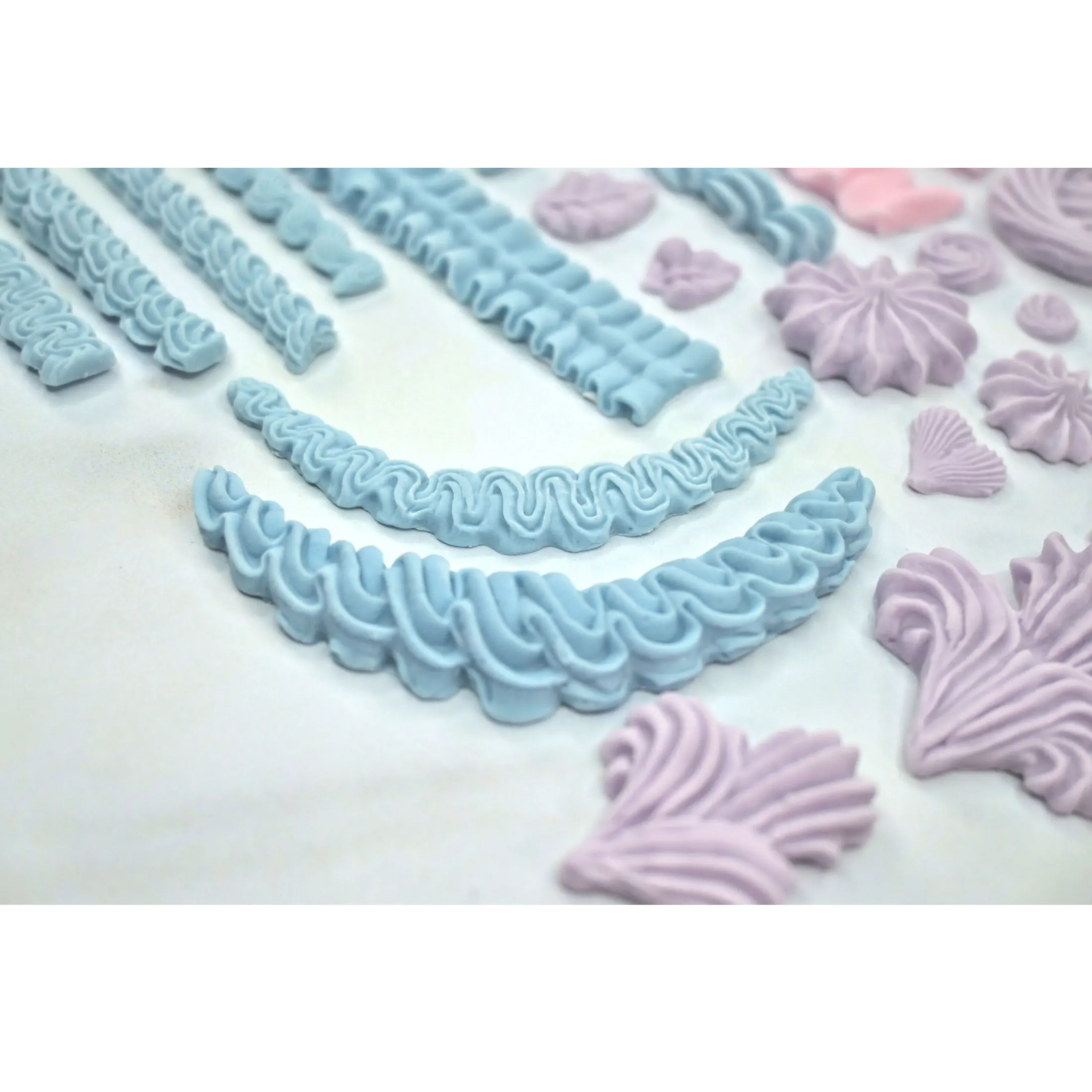 Small Lambeth Borders Silicone Mould Fondant Cake Tool Gumpaste Mould, Sugarcraft, Chocolate Forms,Kitchen Accessories