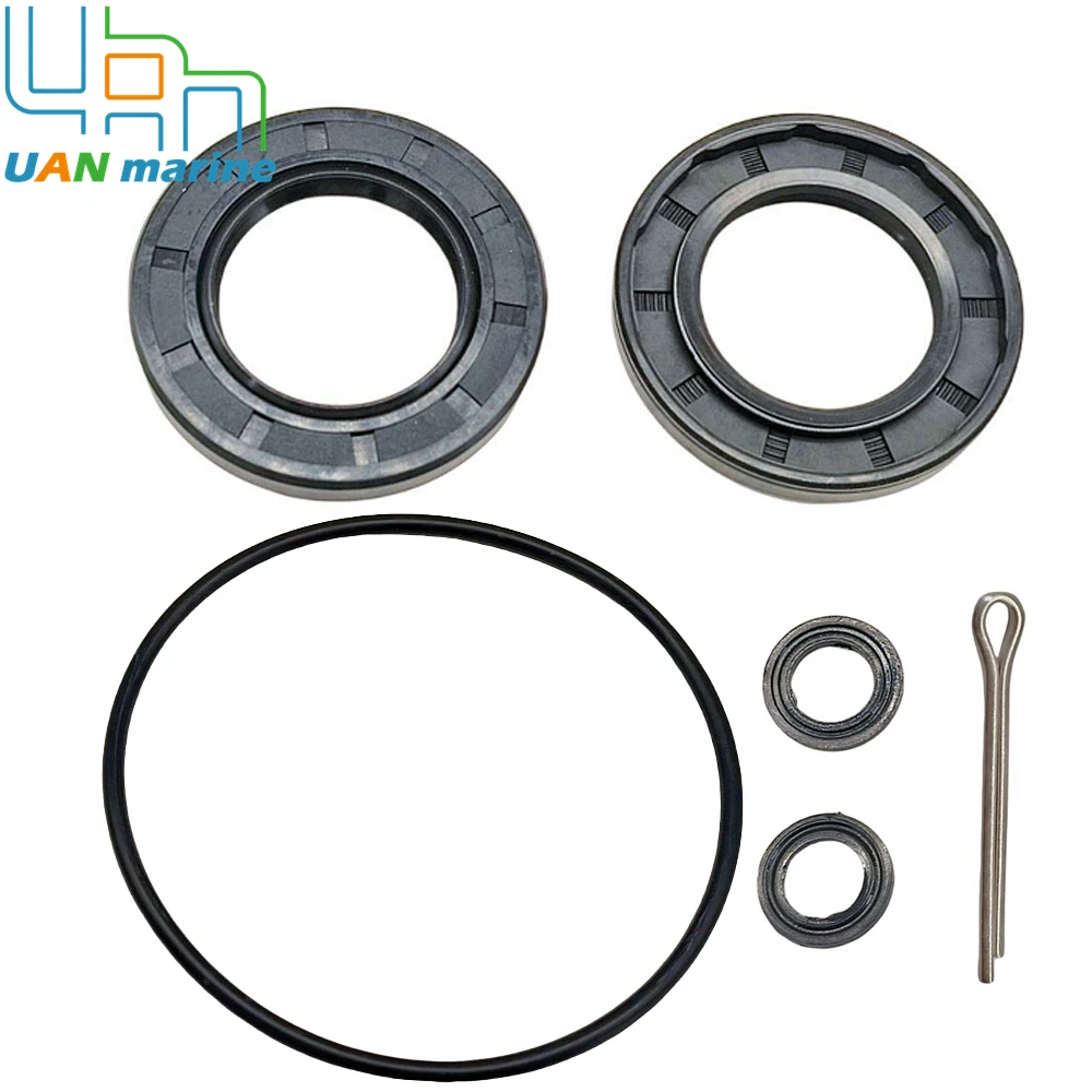 09280-97001 09282-30007 Lower Unit Seal Kit with Prop Shaft Oil Seal O-Ring Gasket for Suzuki Outboard  09204-03004 09168-10022