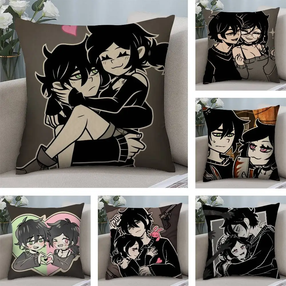 

Coffin of A- Andy and Leyley Pillow Case Plush Fabric Soft Pillowcase Double Sided Print Cushion Cover Household Gifts
