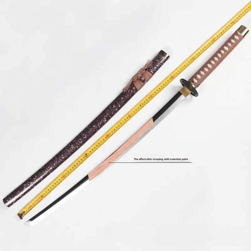 104 سنتيمتر/40.94in Tohken Ranbu تأثيري السيف الساموراي نموذج خشبي الدعائم مع غمد لعبة الأجهزة الطرفية سطح المكتب الحرف هدية لعبة للهواء الطلق