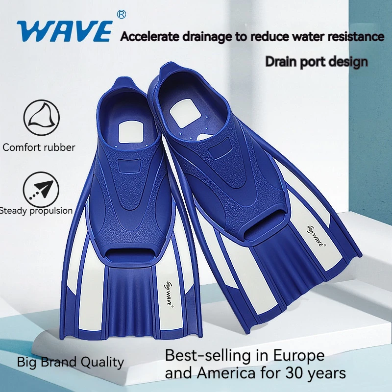 

New Swimming Special Auxiliary Training Short Flippers Men And Women Freestyle Set Foot Breaststroke Swimming Double Fins