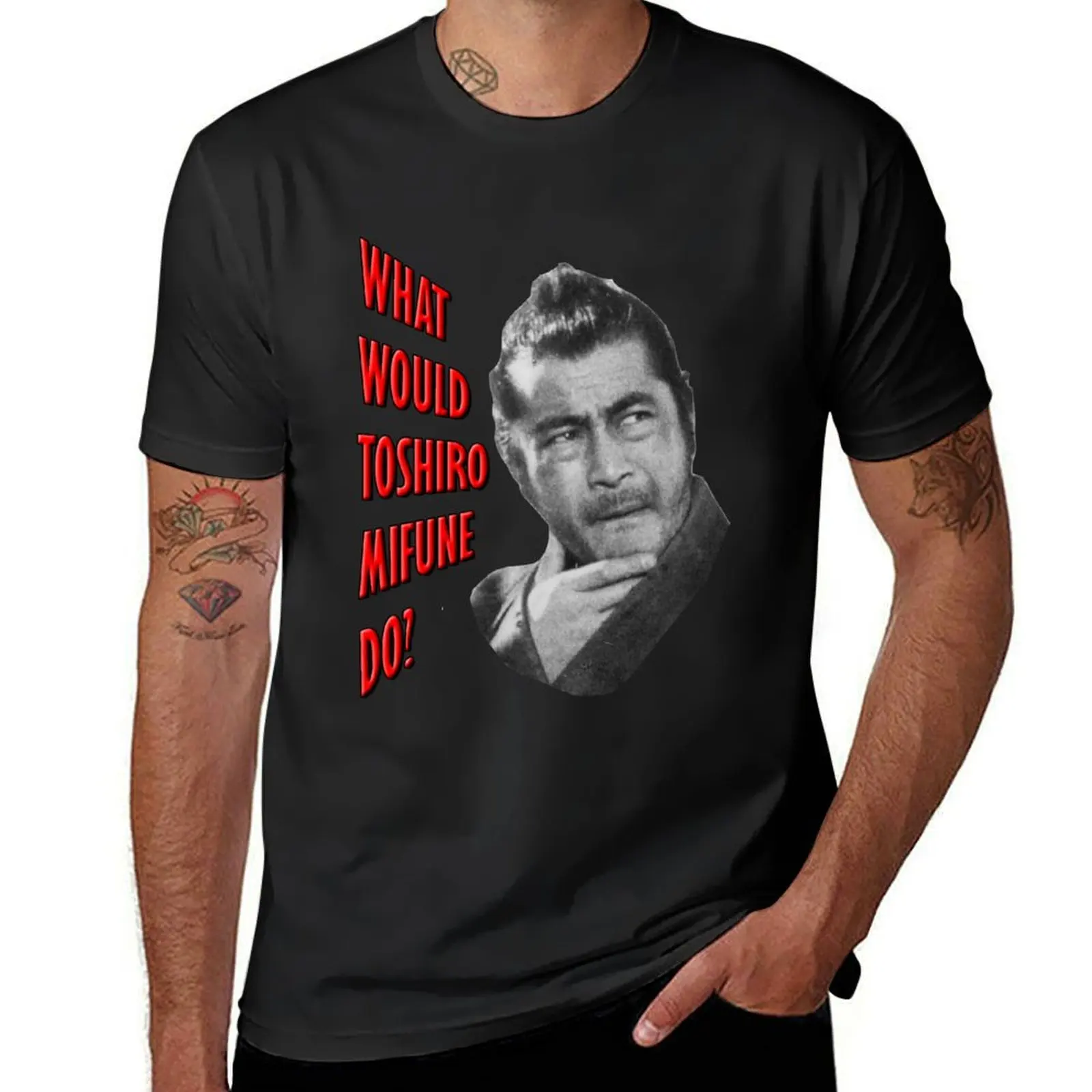 

Toshiro Mifune T-Shirt croswit shirt man anime clothes mens funny t shirts