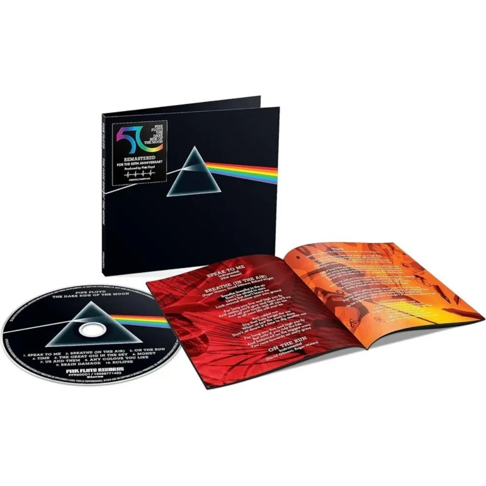 قرص مضغوط Pink Floyd The Dark Side of The Moon - تحفة روك التقدمية لمحبي Pink Floyd وعشاق الموسيقى