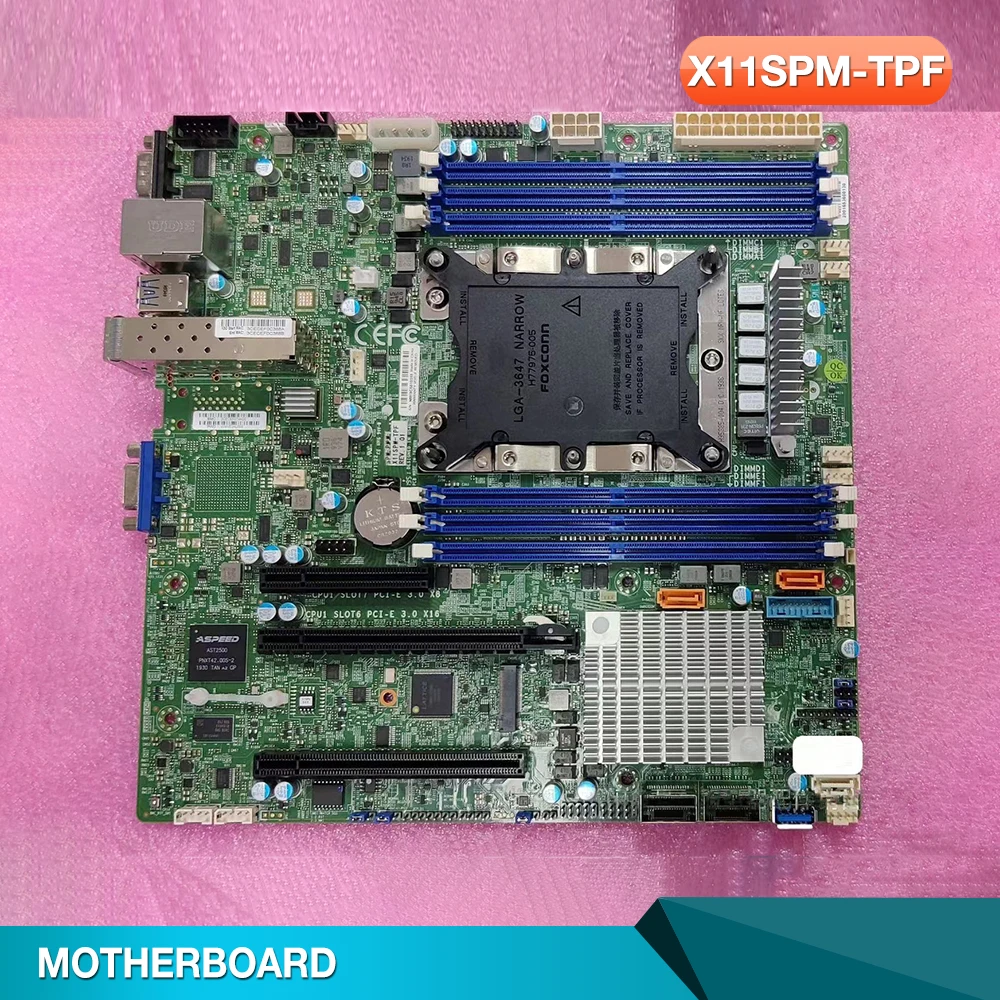 

X11SPM-TPF для одноканальной материнской платы Supermicro масштабируемые процессоры Xeon DDR4 LGA-3647