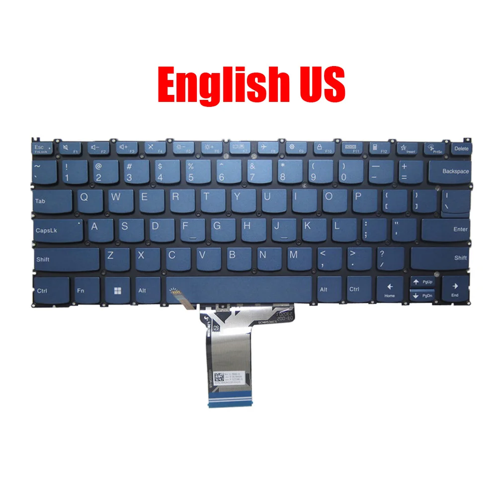 Laptop Keyboard For Lenovo Yoga 7 14IRL8 82YL English US Swiss SW With Backlit New