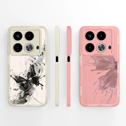 Phone Case For Infinix Note 40 Pro+ 40X 4G 5G Cute Bear Camera Protection Silicone Cover For Infinix Note40Pro 40 X 40Pro+ Funda