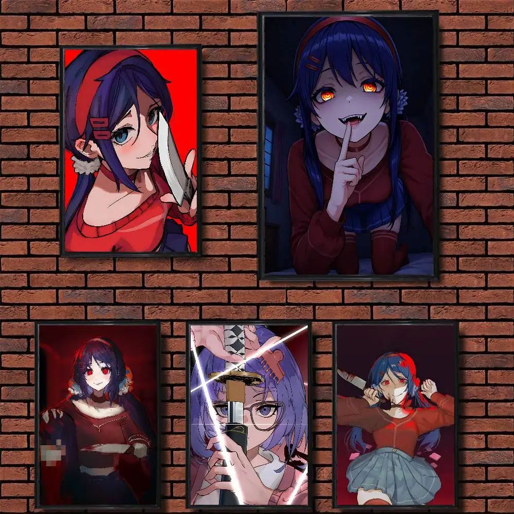 

cool Crazy Mita game MiSide Wall Art Anime Canvas Painting Poster For Living Room Decoration Picture Home Decor