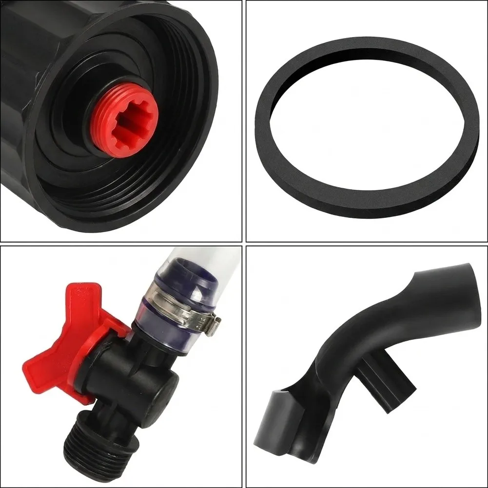 Racing Fuel Accessory Kit Including Hose with Ball Valve Hose Bender and Cap for Tuff Jug For VP Can and Fuel Tanks