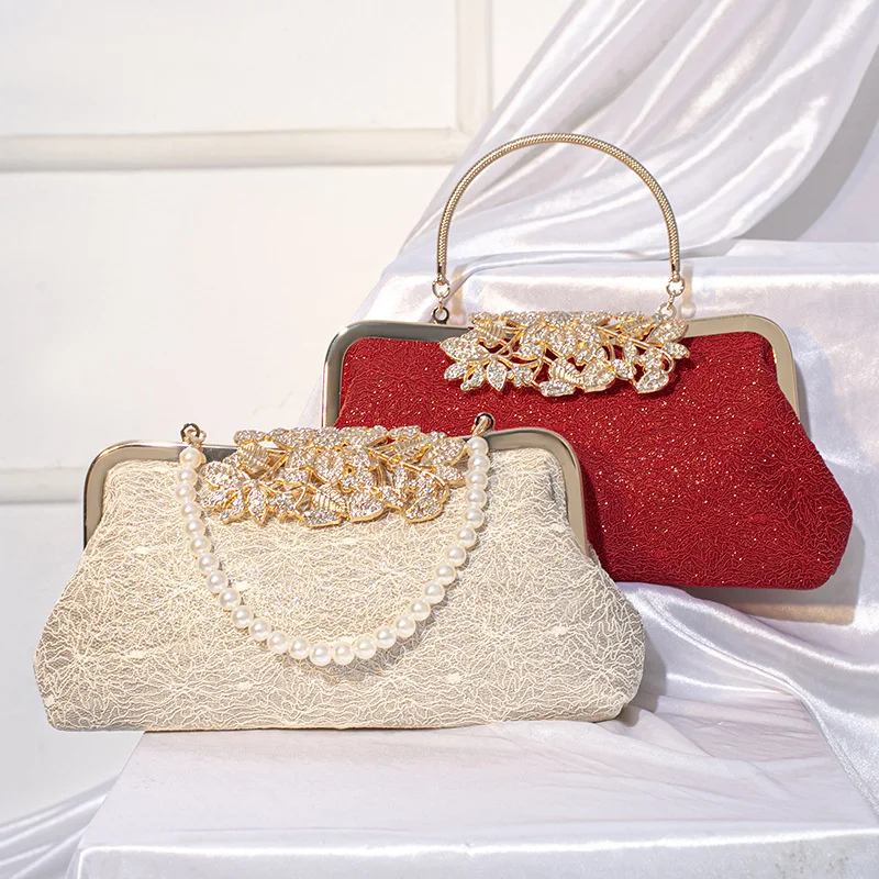 

Модная женская вечерняя сумка в китайском стиле в стиле ретро, Cheongsam, одинаковые кружевные сумки, клатч для свадебной вечеринки, кошельки для матери жениха