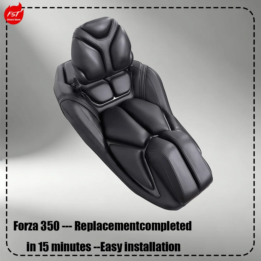 For Custom tailored for 21-25 Forza 350 (NSS350). Perfectly fits original mounting points for direct stock seat replacement.