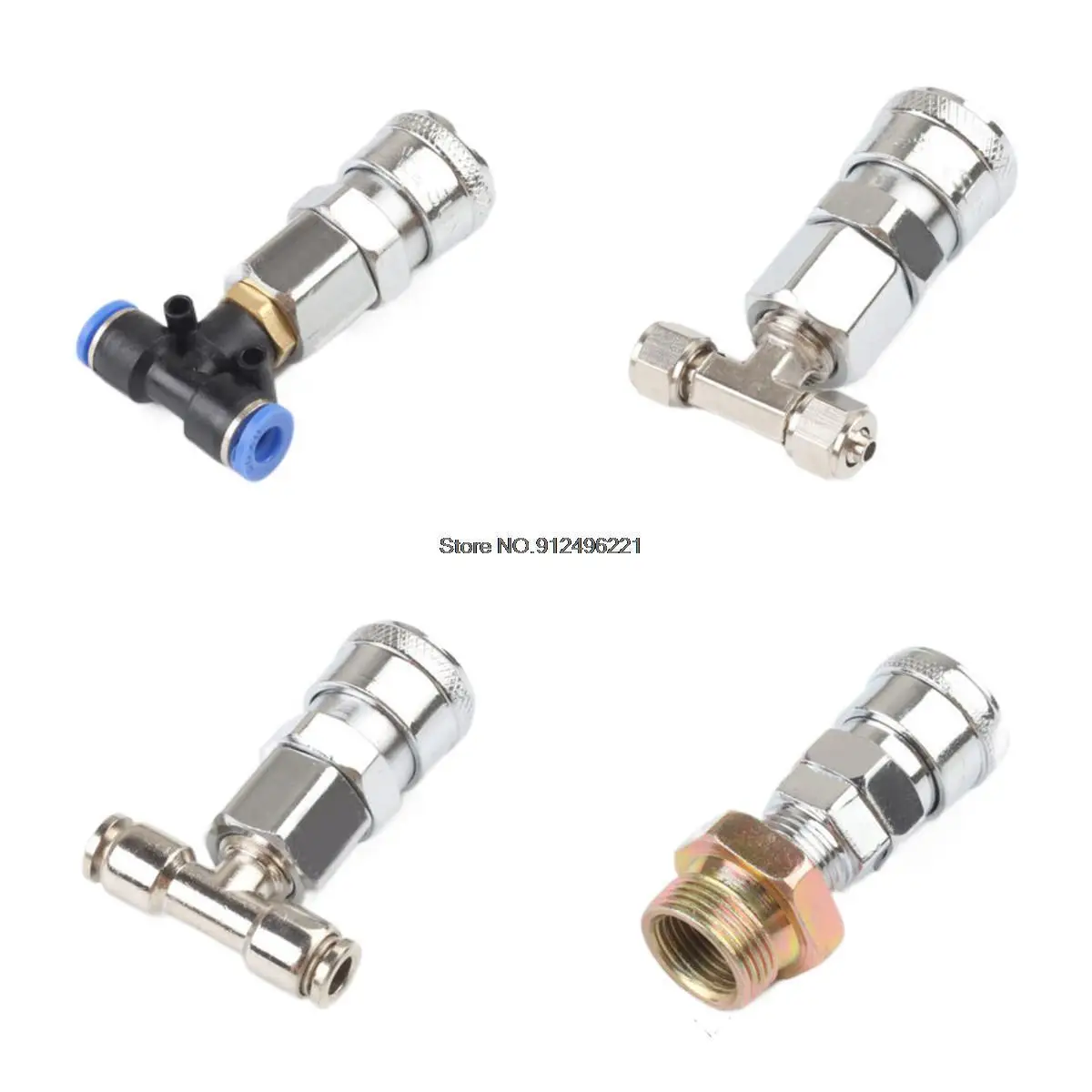 Pneumatic Tank Connector Air Valve Air Bag Three-way Joint Air Tank Straight-through Joint Pneumatic Fittings Components