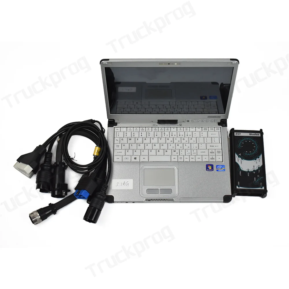 V18.1 IVECO Eltrac Truck Diagnostic Scanner Tool for IVECO ELTRAC EASY ECI Diagnosis Interface+Thoughbook FZ G1 tablet Laptop