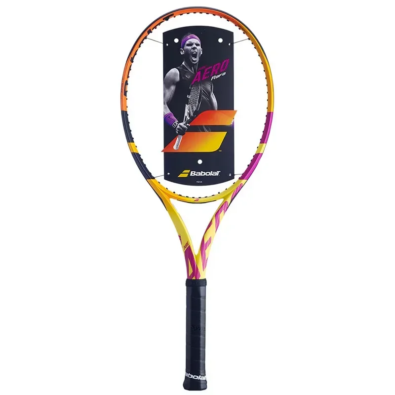 2021 Babolat Nadal Tennis All Carbon Tennis Racket PA Pure Aero Professional Tennis Racket for Men and Women Beginner 300g L2