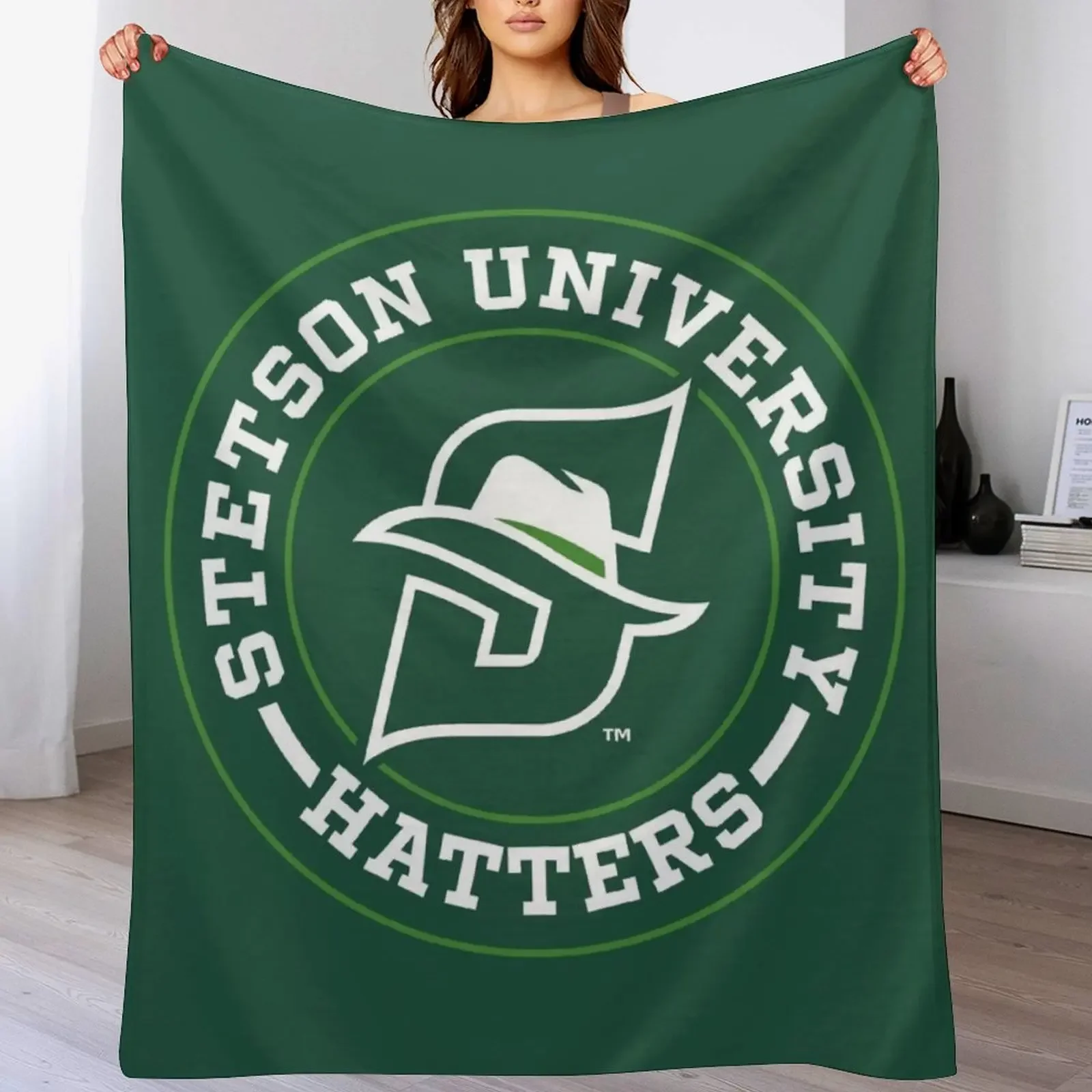 

Stetson - Circle Throw Blanket Soft Plaid Flannels Bed Nap Blankets