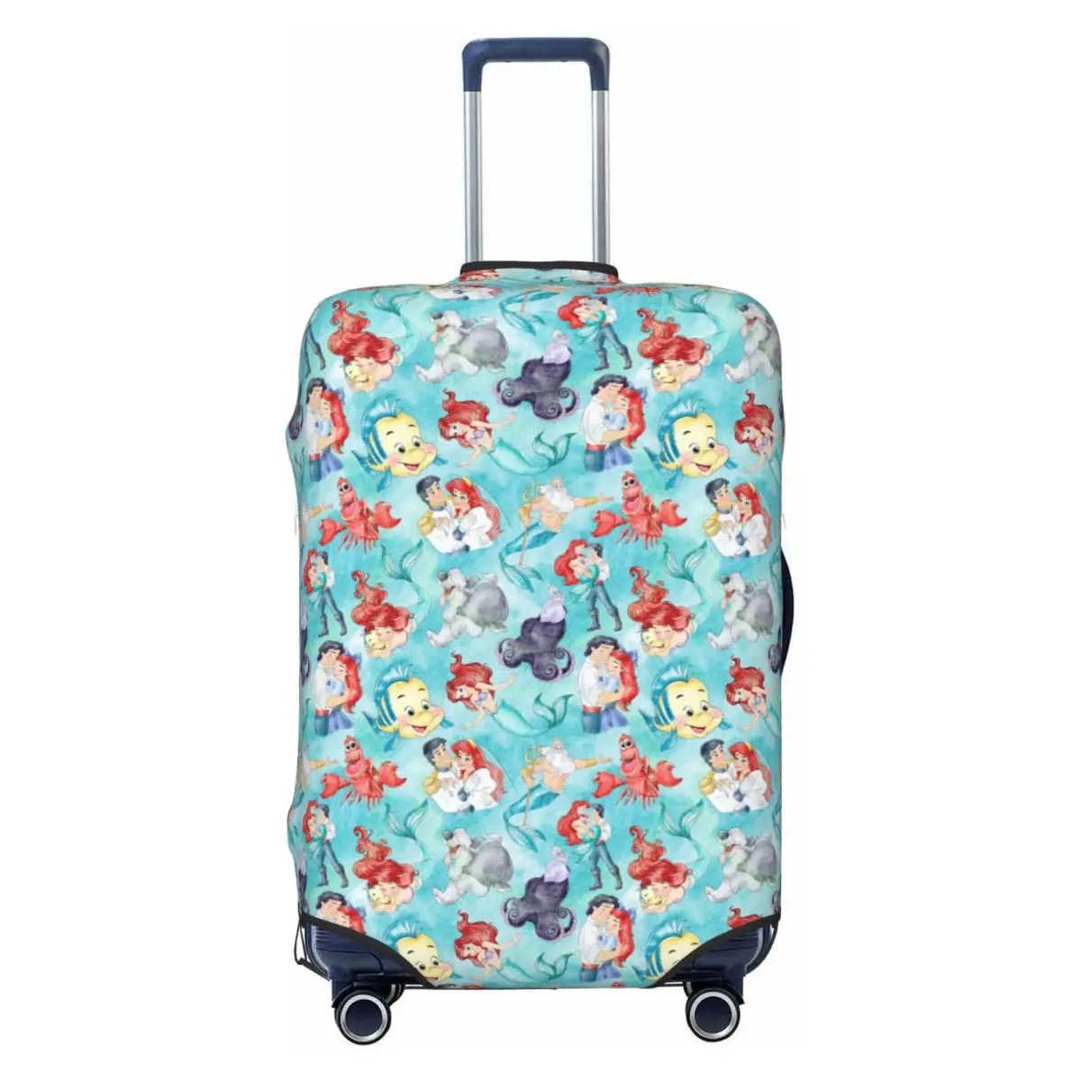 

Custom M-Mermaides Manga Comic Suitcase Cover Dust Proof Luggage Covers Protector for 18-32 inch