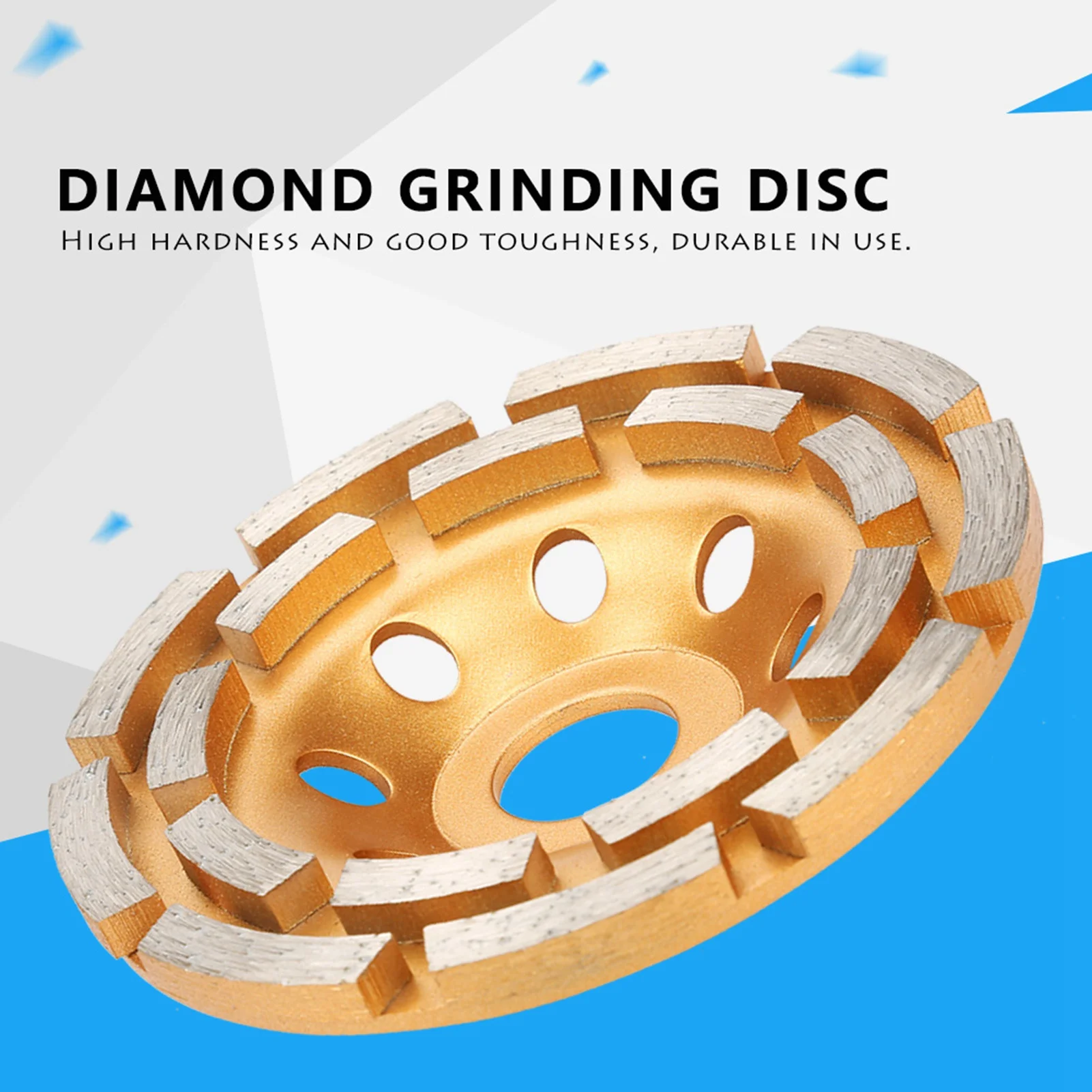 115/125/180mm Diamond Grinding Disc Double Row Concrete Brick Stone Cutting Wheel for Angle Grinder Masonry Cutting Tool