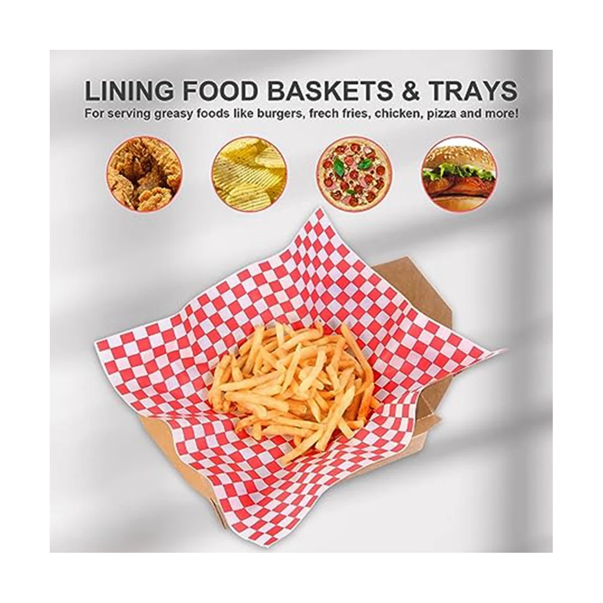 200 листов маслопоглощающей бумаги, пищевой вкладыш, маслостойкая бумага, бумажный блокнот для сэндвичей, бумажная оберточная бумага для гамбургеров