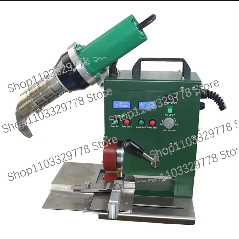 Automatic Hot Melt Hot Air PVC Plastic Tarpaulin Banner Seam Welder