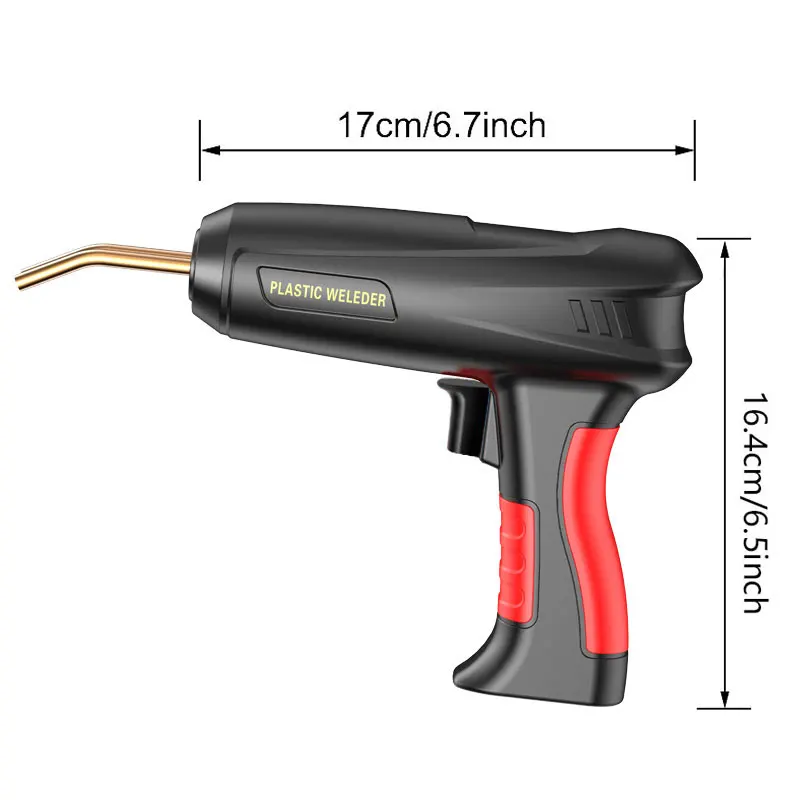 200W Hot Welding Machine Repair Auto Body Bumper Plastic Crack Tool Kit With Welding Nail 2 in 1 Plastic Welder Gun gallery 1
