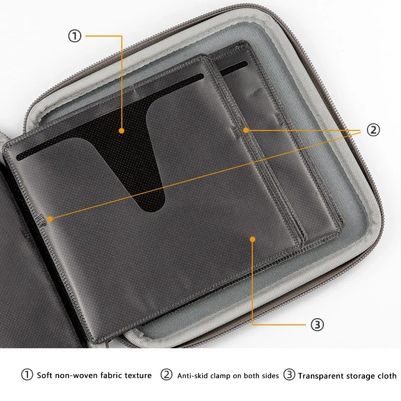 2025 New-2X BOONA CD Disc Case Car Home DVD Disc Storage Bag For PS4 Game Disc Storage Bag (32 Pieces)