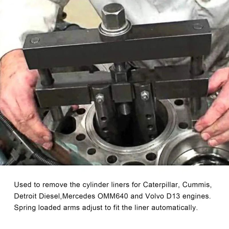 

The Universal Cylinder Puller Detachable Sleeve Puller Tool Is Suitable for Wear Resistance of Heavy-duty Diesel Engines