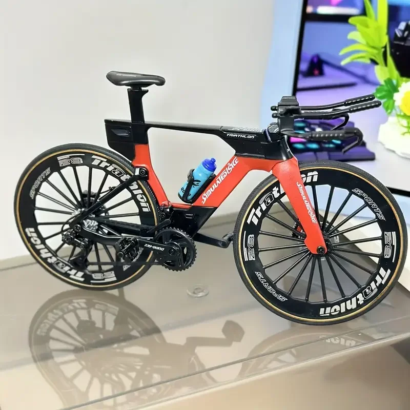 ใหม่ 1:8 รุ่น MINI จักรยานน้ําขวดโลหะ Diecast ของเล่นจักรยาน Mountain Finger จักรยานจําลองคอลเลกชันของเล่น