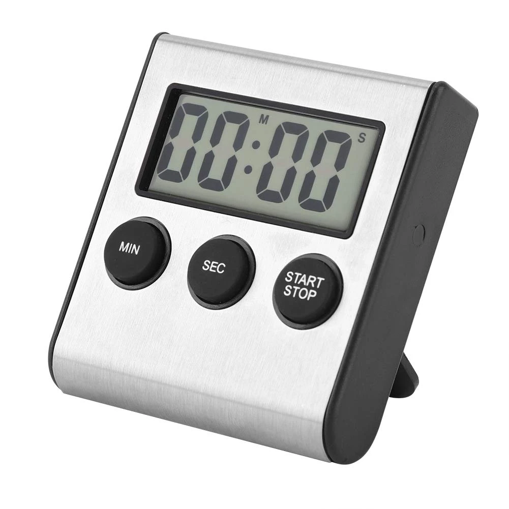 

HFES Kitchen Digital Timer Cooking Timer Multi-Function Timer With Magnet On The Back And Wall-Mounted