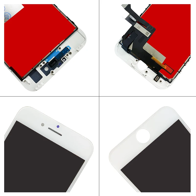 Pantalla LCD Ecran para iPhone 5 SE 2016 SE2, montaje de digitalizador de repuesto, sin píxeles muertos, para 6, 6 S, 7, 8 Plus