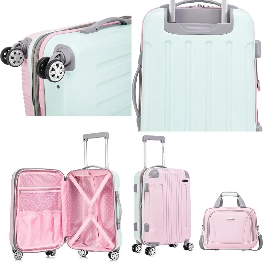 

Набор багажа Mint Hardside Spinner с 20-мя ручкой и 14-мя сумками — Rockland London F1902