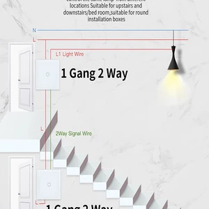 أوبارو الاتحاد الأوروبي / المملكة المتحدة 86 * 86 مم 1gang 2way التبديل تعمل باللمس لوحة مزدوجة من الزجاج المقسى الدرج تبديل غرفة الاستشعار مفاتيح عبر لا حاجة إلى واي فاي أفضل 10 مبيعات للأسهم في الاتحاد الأوروبي - رقم 10