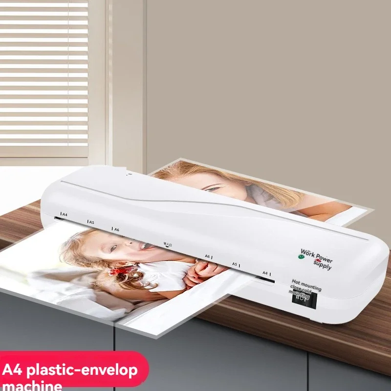 Excellent 292 Household Laminator Small A4 Office Household Photo Gluing Machine Mini Photo Universal Hot Laminating Film Commer