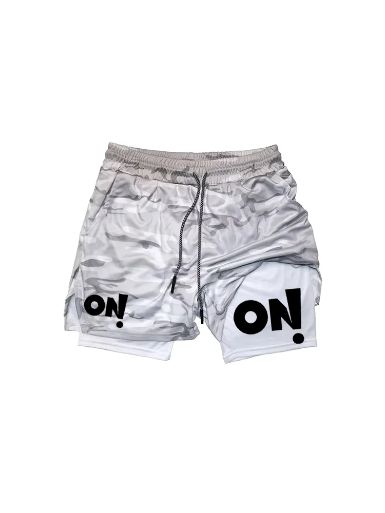 

Men's Anime Hunter x Hunter Gym Shorts Bilayer 2-in-1 Breathable Quick-drying Absorb Sweat Sports Short Gym Jogging Pants df0579