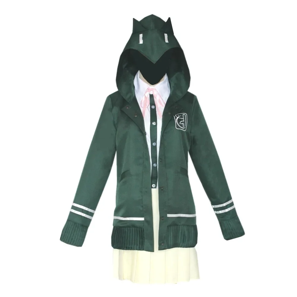 Costumes de cosplay Chiaki Nanami pour femmes et filles, super recruté, anRonpa 2, uniforme, veste, chemise, jupe, sur mesure