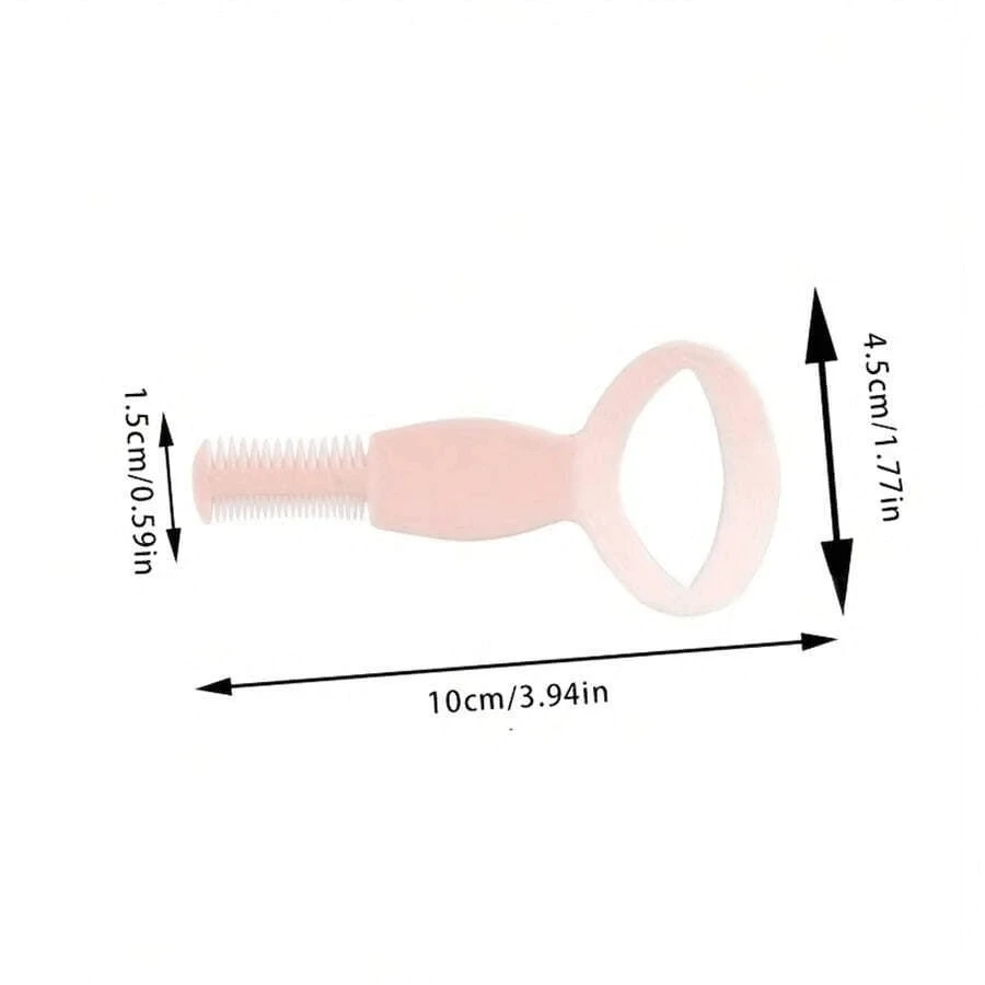 Strumento ausiliario per ciglia rosa, strumento per il trucco degli occhi, strumento ausiliario per il disegno di ciglia e e eyeliner, carta per ciglia