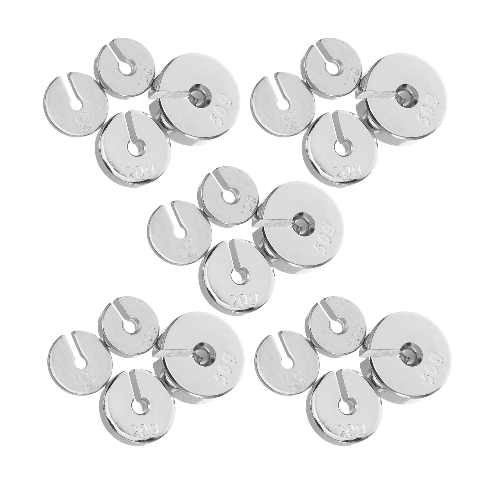 

35Pcs Lab Weights Hooked Calibration Kit for Physics Experiments Teaching Research Durable Precision Accurate Weights