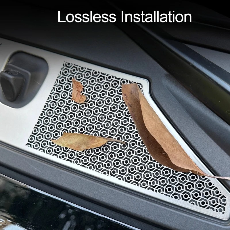 Insect Screen Car Hood Air Intake Vent Cover Water Channel Protection Grille Frame Auto Accessories For Jetour Traveller T2