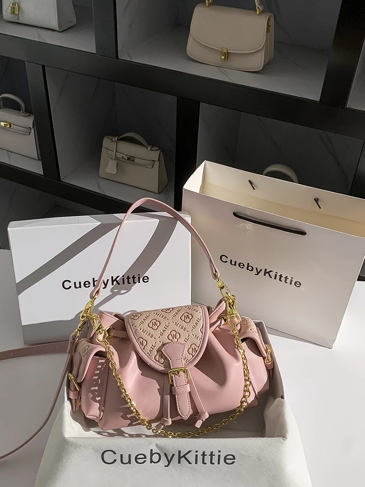 cueby-kittie-women's-luxury-embossed-tote-crossbody-bag-single-shoulder-ice-plum-pink-new-2026-fashion-trend-casual-leisure