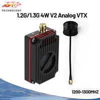 1.2G 1.3G 4W V2 VTX  25mW/4000mW FPV Switchable Video Transmitter Transmitting Module 1200-1300MHZ For Long Range RC Drone Parts