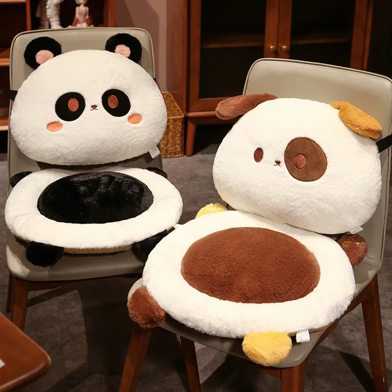 New Nice Cartoon Waist Pillow Lumbar Support Chair Seat Cushion Sofa Panda/Bear/Dog/Bunny Animal Toy Floor Futon Mat