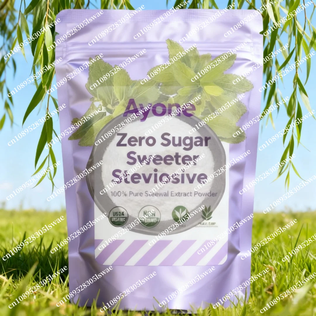 La mejor bolsa de papel de aluminio en polvo con extracto de hoja de stevia 100%, polvo de steviosides para distribuidores globales ENVÍO RÁPIDO