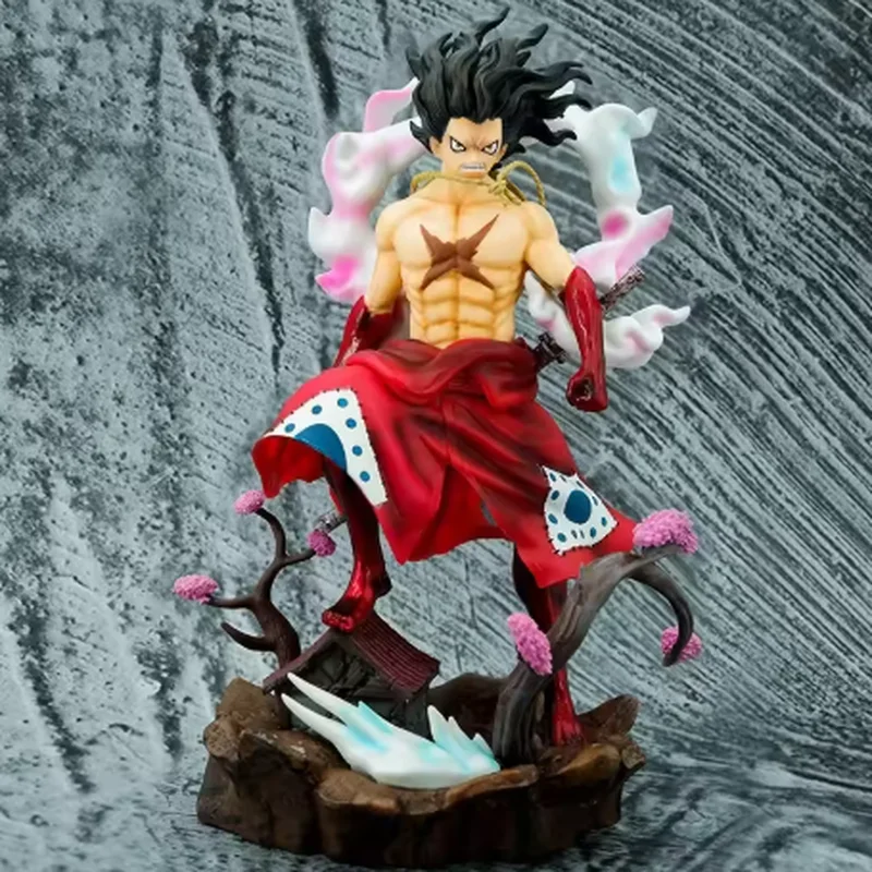 

Коллекционная фигурка One Piece Monkey Luffy Snake Man Wano Country Kimono GK из ПВХ, статуэтка-модель, украшение в коробке для коллекционеров аниме