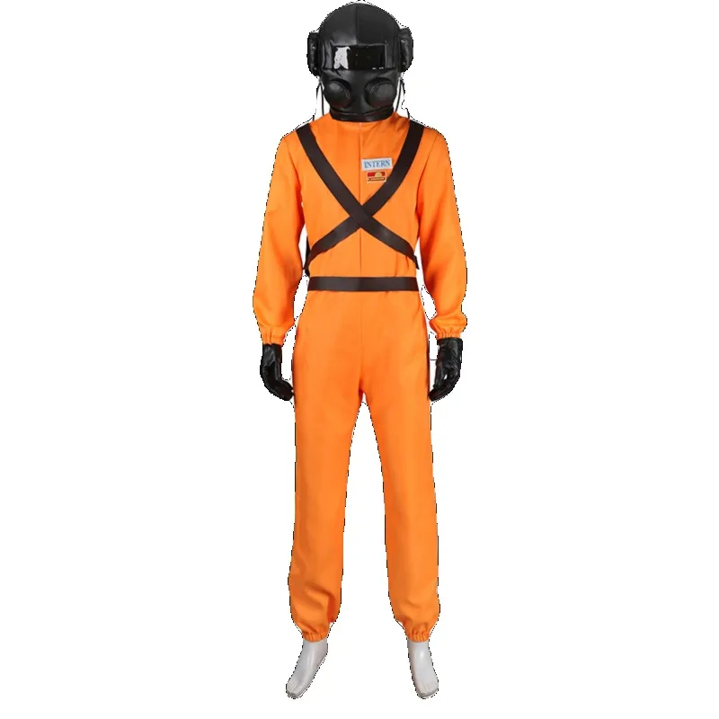 In Stock Lethal Company Employee Game Cospaly Protection Suit Halloween Christmas Costume Clothes Stage Performance Role Play