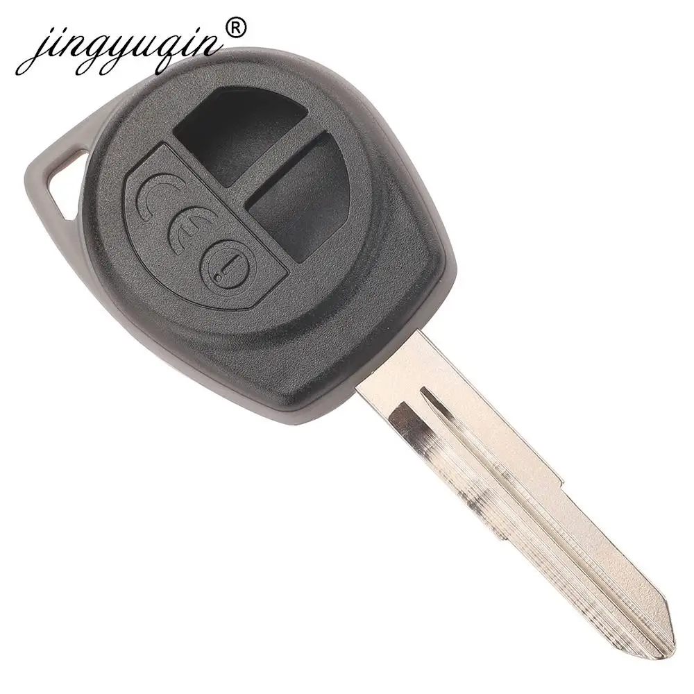 jingyuqin 10pcs 2 Buttons Car Key Shell for Suzuki Vitara Jimny Swift S-Cross SX4 Alivio Dzire Ertiga Fob Case Housing NEW