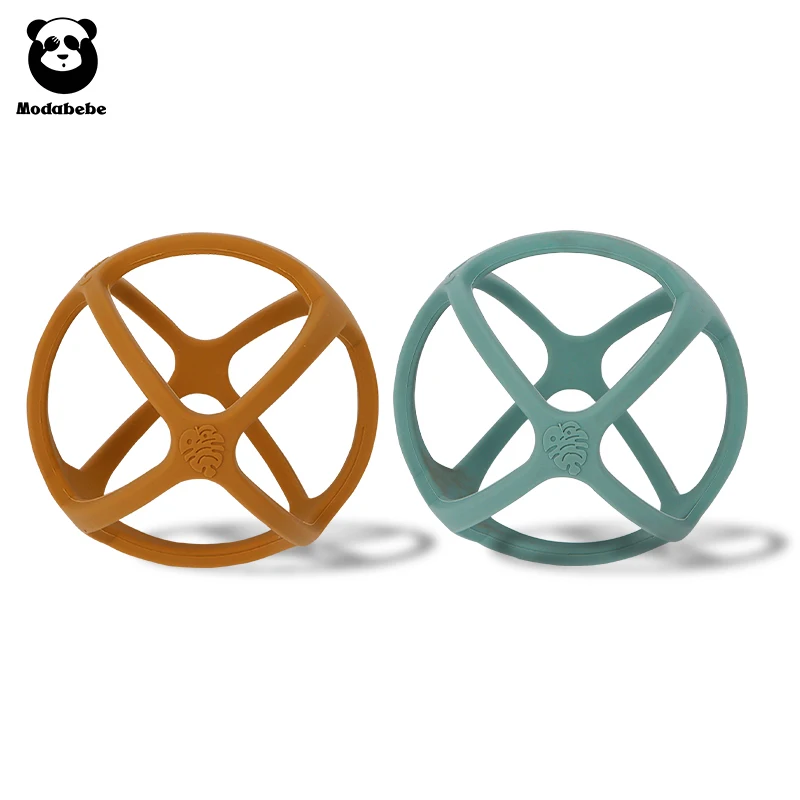 

Детский Прорезыватель для зубов Modabebe, игрушки для рук, захватывающий силиконовый шар, Детские Игрушки для раннего развития, мяч для игрушек