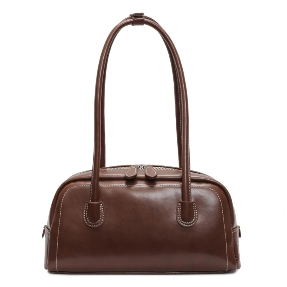 

Большая вместительная женская сумка на плечо из искусственной кожи, индивидуальная сумка-хобо из искусственной кожи, портативная корейская сумка в стиле Ins, уличная одежда