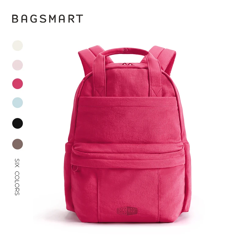BAGSMART Girls School Backpack Multi-Function Leisure Travel Hand Luggage Backpack Large Capacity Business 14.3 in Laptop Bag