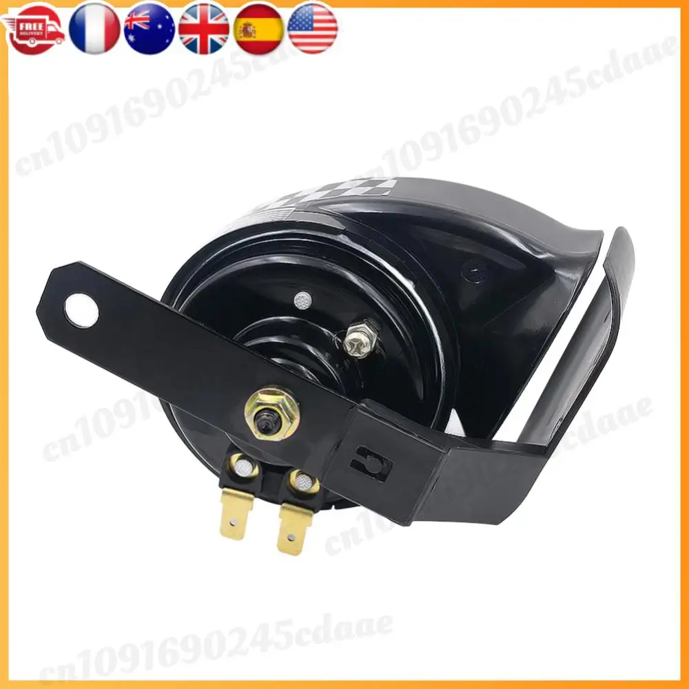 12V Schnecken-Lufthupe, wasserdicht, universell, Motorrad-Hupe, laute Autohupe, einfarbig, für Motorrad, Auto, Motorrad, LKW, Fahrzeug