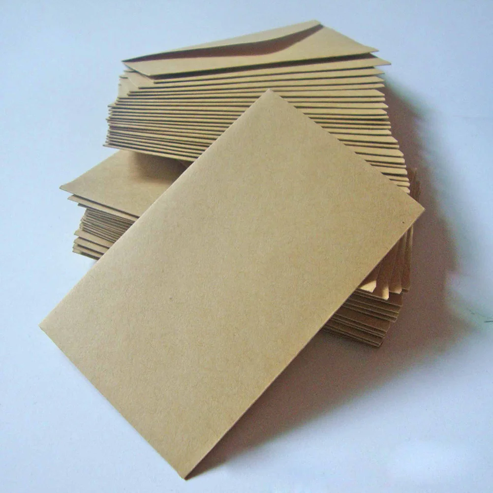 

40 Pcs Wedding Kraft Envelope Standard Envelopes Vintage Paper Invitation Cards