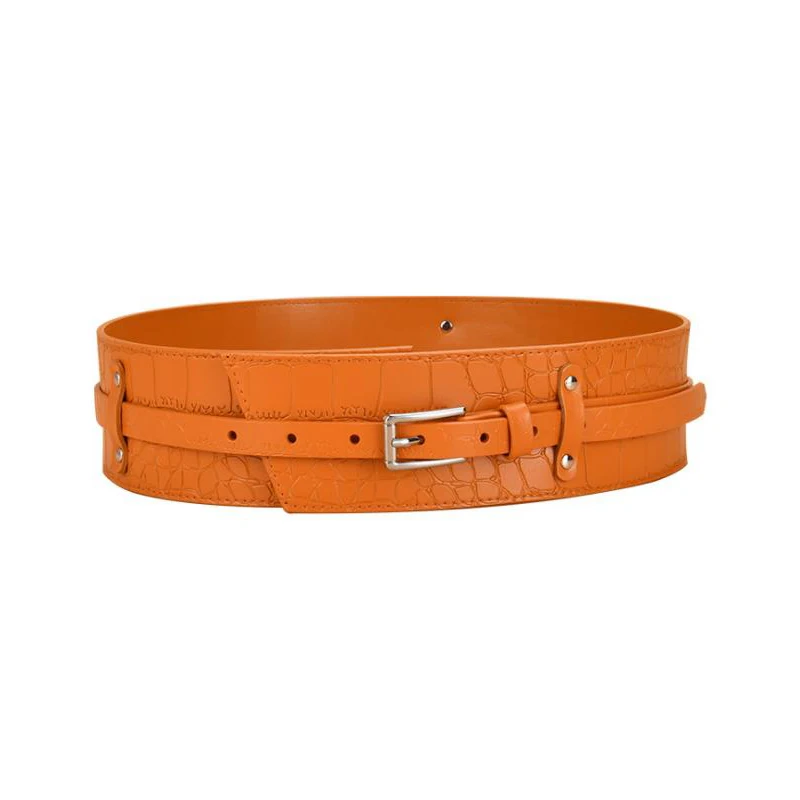 Women High Quality Belts New Designer Leather Luxury Caramel Belt Lady Trending Smooth Waist Strap Fashion Jeans Buckle Belts